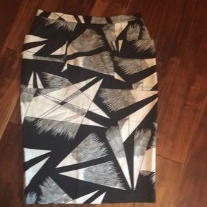 Geometric print pencil skirt by Tracy Reese